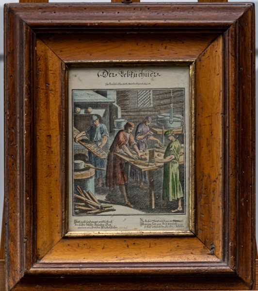 Johann Christoph Weigel Starszy (1654-1725) Piernikarz (Der Lebkuchner)
