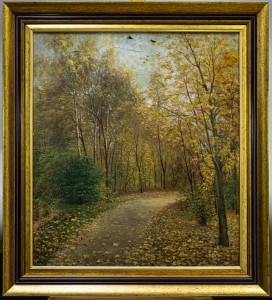 Malarz nieznany XX w.Jesienny park, 1899