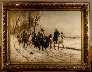 Georges Becker (1846-1909), Scena z wojny francusko-pruskiej 1870-1871 roku,