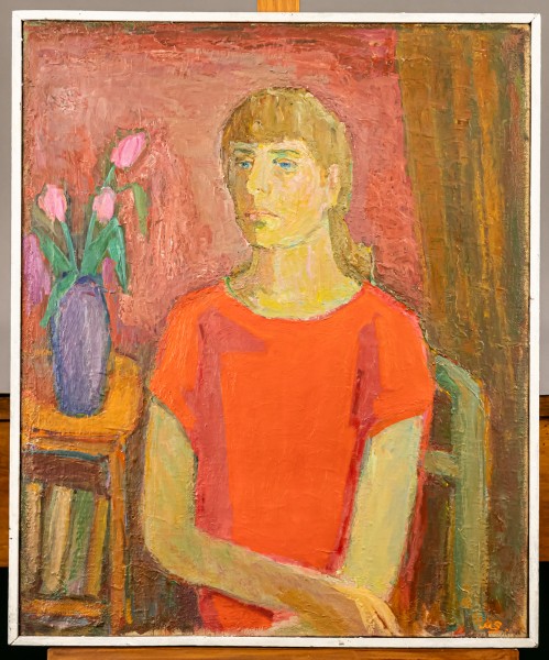 Maksymilian Stratanowski (1913-1987) Portret córki malarza