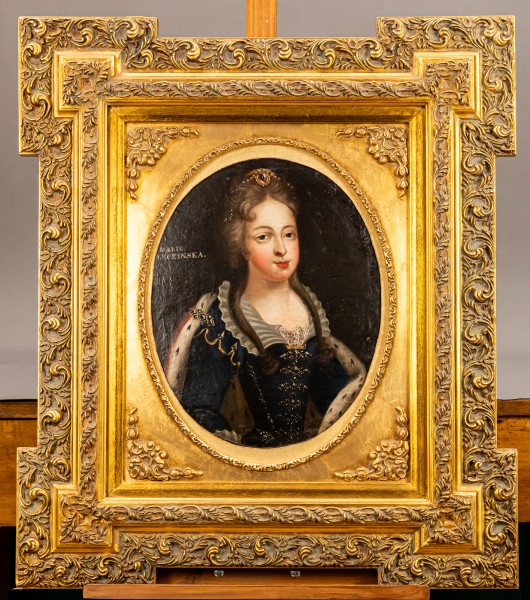 Malarz nieznany, XVIII/XIX w. Portret królowej Francji Marii Leszczyńskiej